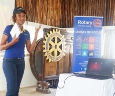 The guest got learn about the club projects and how to get involved. The fundraising initiatives and the obligations of being a Rotarian.