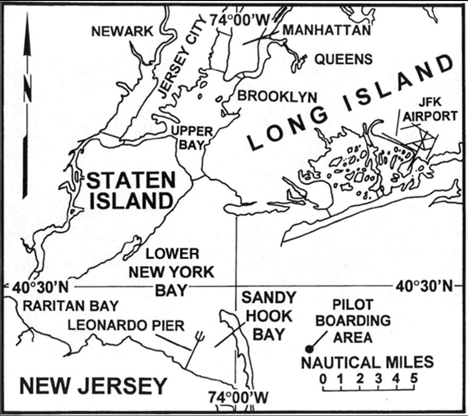 The Earle Naval Weapons Station, Earle/Leonardo Pier complex, is located along the northern New Jersey shore in the