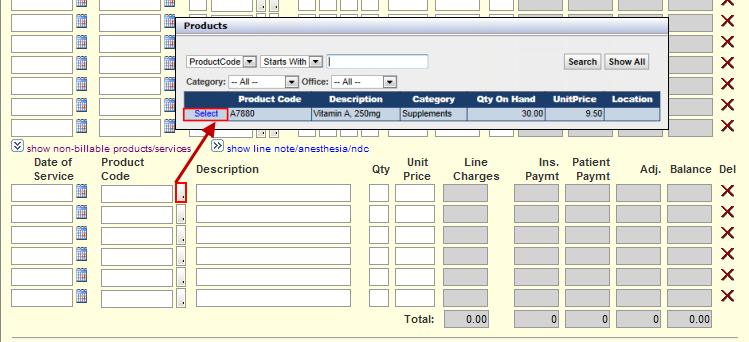 When you have finished with the Billing Info tab, click on the Billing Options tab.