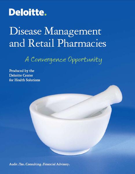 Disease Management and Retail Pharmacies: A Convergence Opportunity 13,400 retail pharmacies with capacity for patient engagement Medication management and selfcare coordination key focus of cost