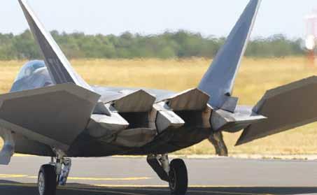 The F-22 Raptors have also participated in European airshows, such as the Royal International Air Tattoo and
