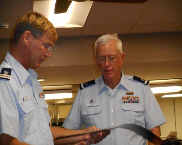 Awards: Rick passed out copy of the CG Unit Commendation Award that the USCG Auxiliary received for activity from 2009 through 2014. Each member was eligible.
