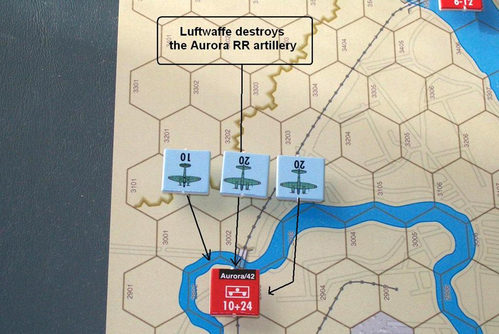 Photo3 T2a Game Turn 2 Reinforcements Replacements Phase The 8 th Panzer Division arrives from the south map edge. Then 56 th Corps sends in the 92L Anti-Aircraft Battalion.