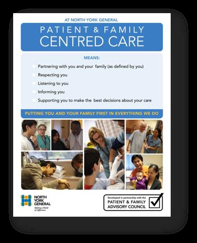 Understanding Patient- and Family-Centred Care at NYGH Taking the definition of Patient- and Family-Centred Care provided by the Institute of Patient- and