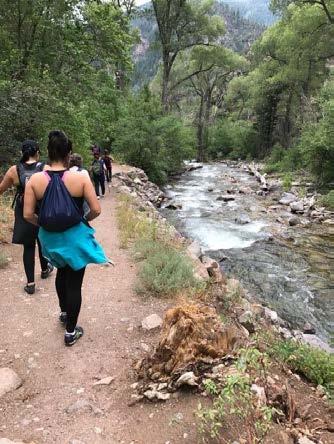 HIKING FOR HEALTH A Good First Step for Healthy Living By Jolene Singer Care Coordination along with Whitney from Behavior Health met at Grizzly Creek for a hike, picnic and team building.