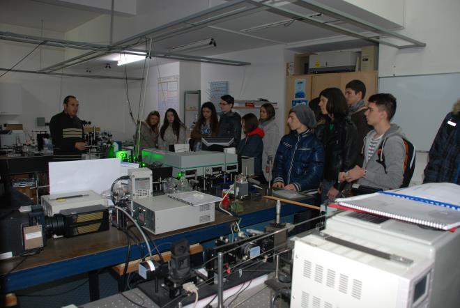 Laser Spectroscopy Group to the high-school