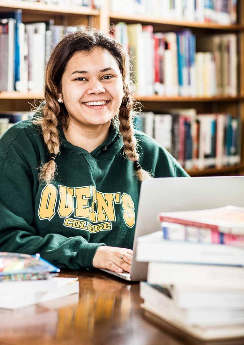 Investing in the future LAYNEISHA SGRO, Commerce Indigenous Scholarship recipient Chancellor s Scholar It is an incredible opportunity to be able to live at Queen s.