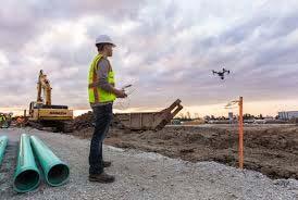 Drones are scanning jobsites to determine percentage of comple on on contracts. Drones are measuring pipelines to determine percentage of installed pipe for payment purposes.