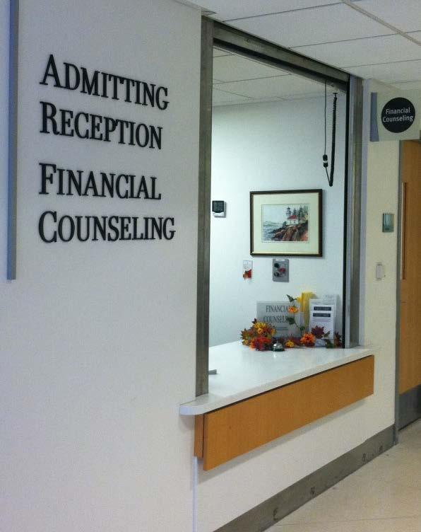 Financial counselors are available weekdays from 