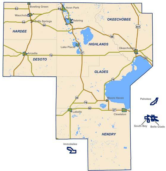 Objectives Florida Heartland Region Regional Strategic Mobility Plan Business / Economic Foundation