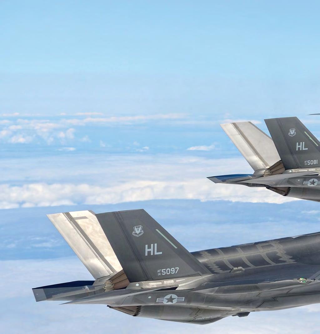 88 FEATURE HILL F-35A IN EUROPE Having marked initial operating capability in 2016, the US Air Force was keen to get its new F-35As out on the road.