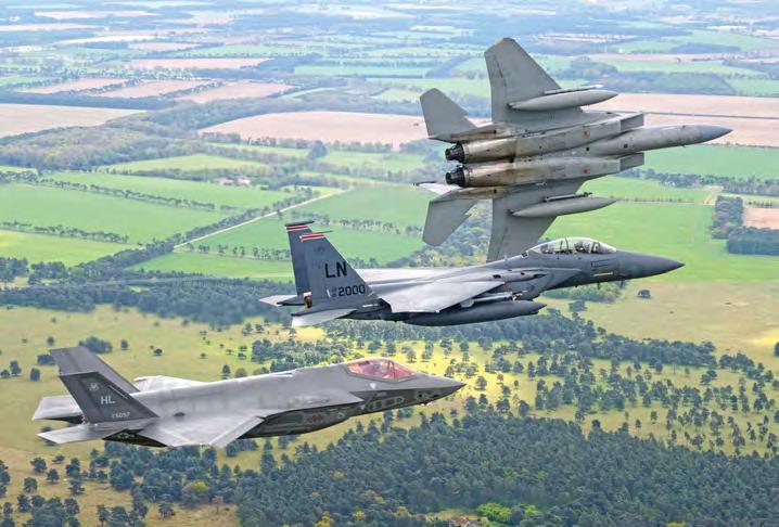 Pairs of F-35s also forward-deployed to Estonia and Bulgaria to maximize training opportunities, build partnerships with allied air forces, and become familiar with Europe s diverse operating