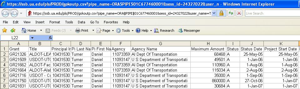 Excel Extract data from FRIGRNT The information can