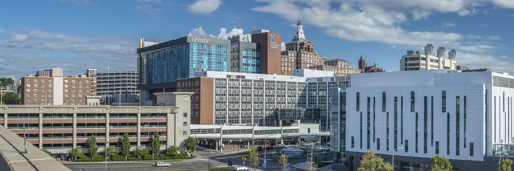 ABOUT UPSTATE UNIVERSITY HOSPITAL Upstate University Hospital is the central New York region s only academic medical center.