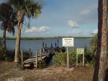 Myakka river camp dock, just north of Frank s place.