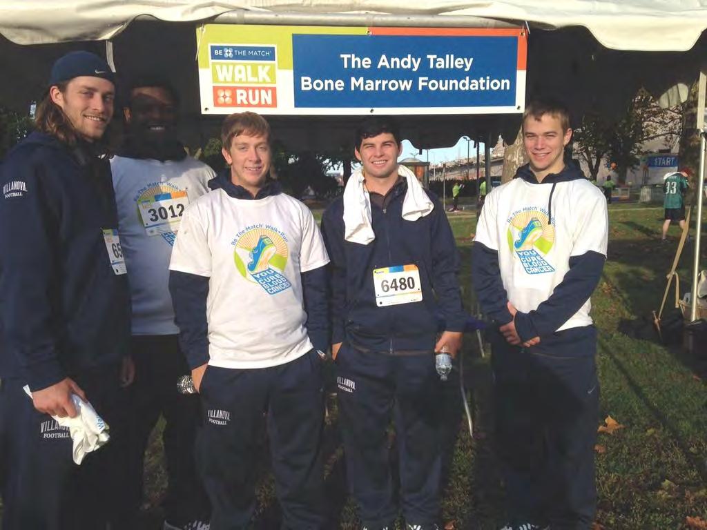 The Andy Talley Bone Marrow Foundation annually