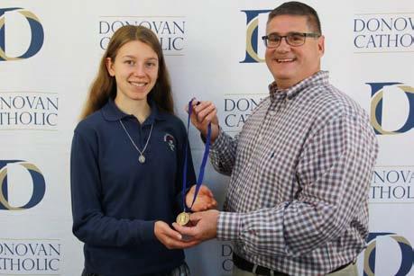 George Washington Medal for highest average in mathematics and science Emily Ostermann To