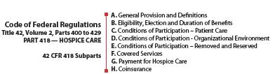 Conditions of Participation Patient Care D.