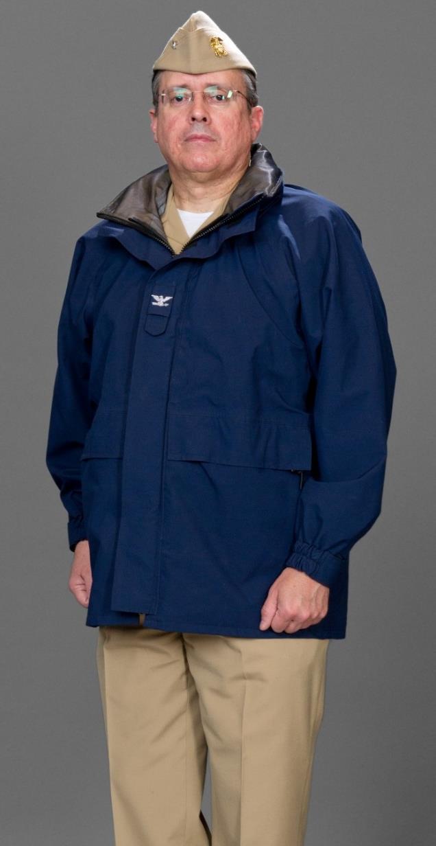 ODU Foul Weather Parka Authorized with Service Dress and Service Uniforms Authorized for wear during foul or inclement