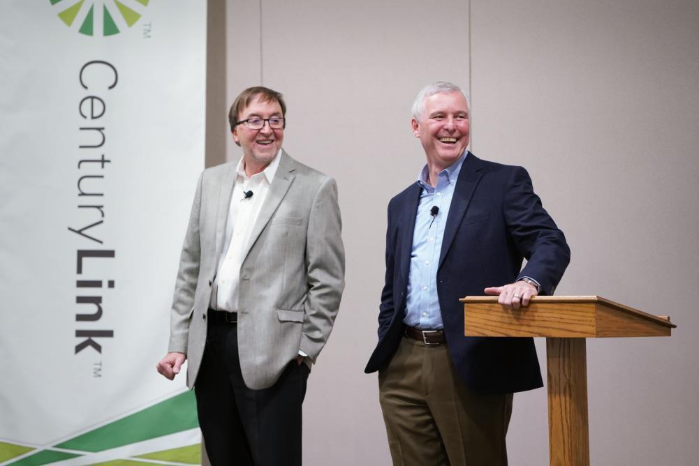 TOGETHER WE RE STRONGER Jeff Storey, CenturyLink CEO meets with Community Leaders Last week, members of the Ouachita Parish business community had the opportunity to meet with Glen Post, CEO of
