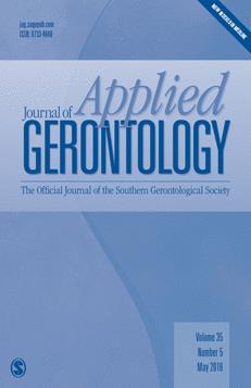 SGS Journals Journal of Applied Gerontology (JAG) Launched in 1982; official journal of SGS.