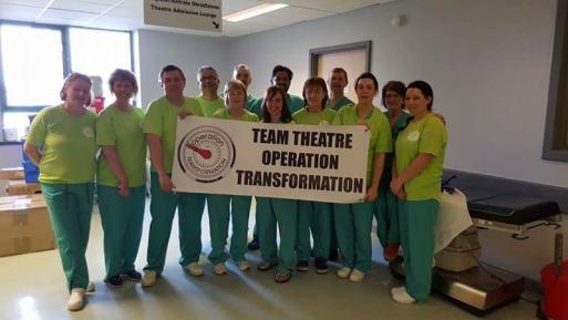 UHG theatre Staff Staff at Mayo University Hospital participating in a lunch time 5k in conjunction with Mayo Sports Partnership Letterkenny University Hospital Sports and Social Club - Current