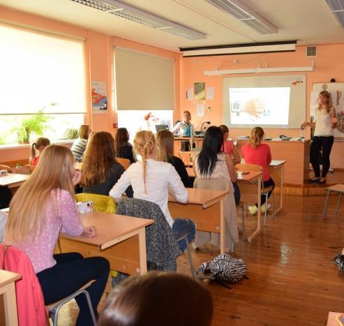 visited the School of Talents in Druva high school, Kurzeme region, Latvia and