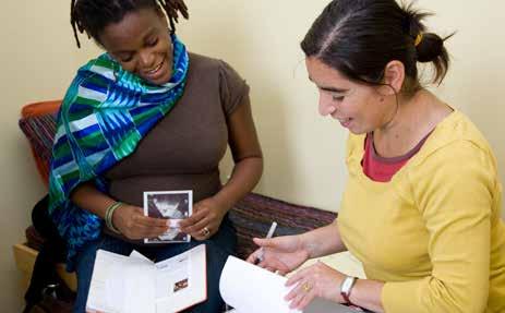 Midwives are on call 24 hours a day, 7 days a week to provide their clients with expert advice on maternal and newborn care.