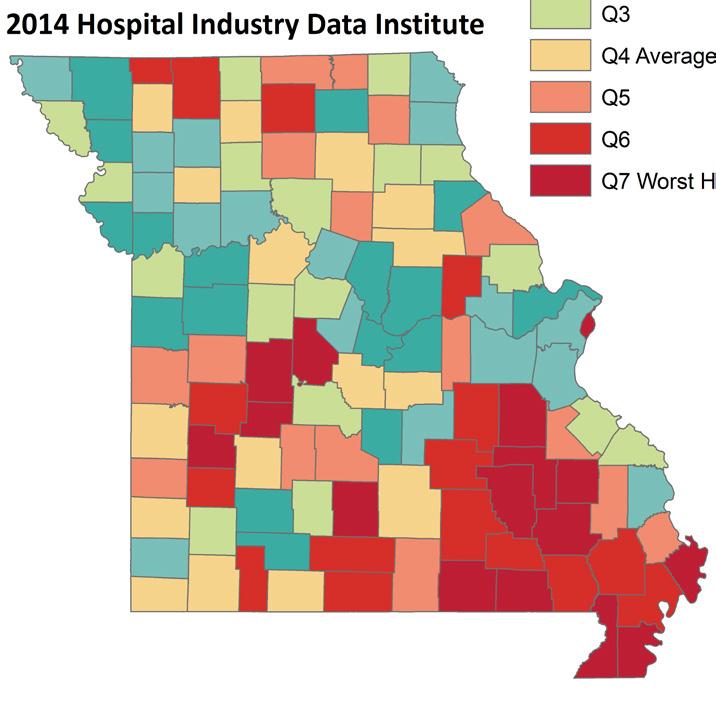 The purpose of this issue of HIDI Stats is to develop and make available community-based health and social factor data at the ZIP code level in Missouri.