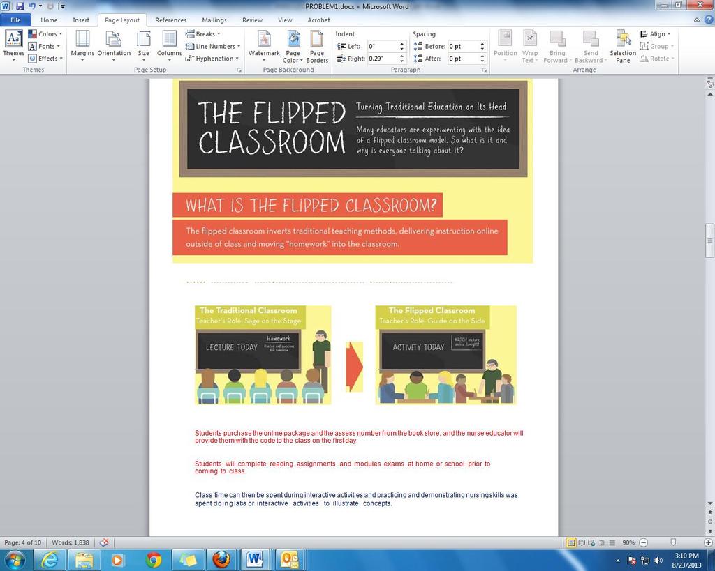 THE FLIPPED CLASS ROOM CONCEPTUAL