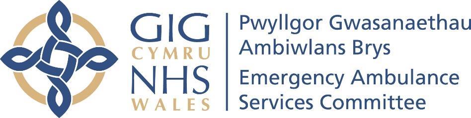 EMERGENCY AMBULANCE SERVICES JOINT COMMITTEE MEETING CONFIRMED MINUTES OF THE MEETING HELD ON 26 SEPTEMBER 2017 AT THE HEALTH AND CARE RESEARCH WALES CASTLEBRIDGE 4, CARDIFF PRESENT Members: Prof