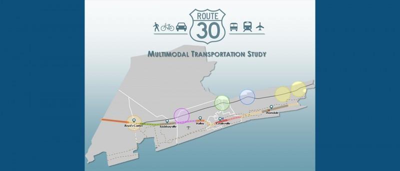 Progress Goal #5 Strategy 5.4.2 Complete the proposed multi-modal study of the western Route 30 bypass corridor to identify traffic and transit issues and options.