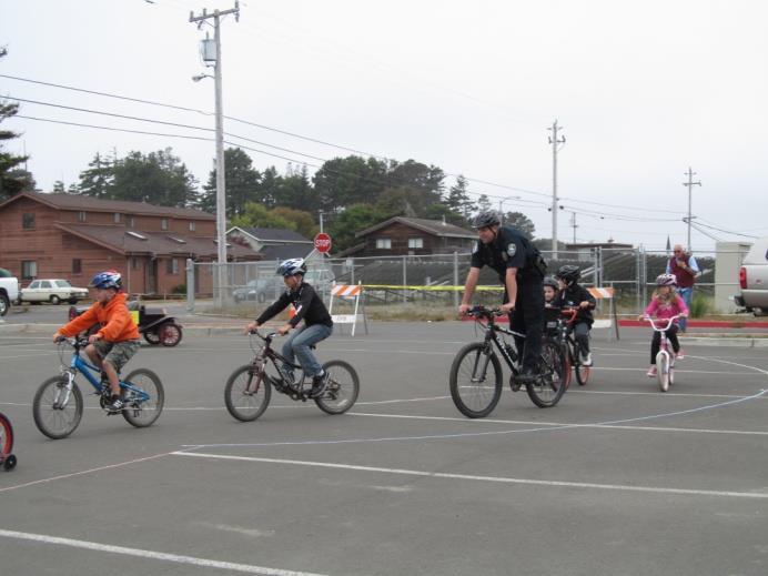 Community Involvement Police Activities League Bicycle Rodeo Officers work with the youth in our community teaching them the rules of the road and safe habits when riding their bicycles
