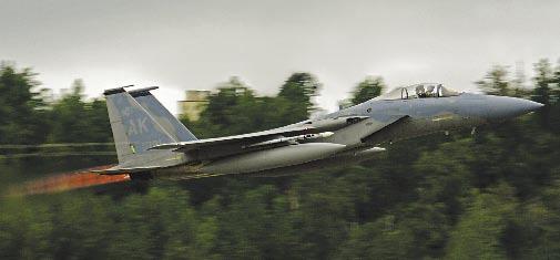 1 2 3 5 1 A 19th FS F-15C takes off from Elmendorf.