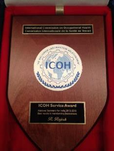 ICOH, receiving the ICOH