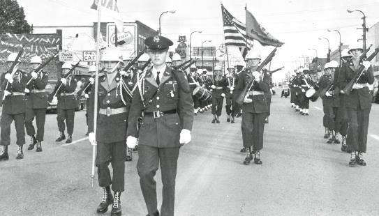 Enrollment in the program grew, reaching nearly 400 cadets in the 1964-65
