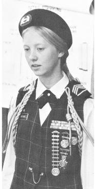 LEAVENWORTH CADETS 1975-1999 Sandy Lassetter is among 10 female cadets in the program in 1975.