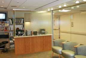 Our Taiclet Family Center is a private family, patient and physician consultation space that includes: a waiting area filled with comfortable chairs and tables access to business services such as