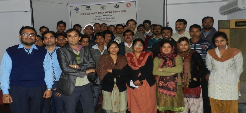 Report on IEEE AP-MTT Lecture Meetings Siliguri Institute of Technology, Jan 20 2012 An one day IEEE AP-MTT lecture meeting program was organised by IEEE AP-MTT Kolkata Chapter, at Siliguri Institute