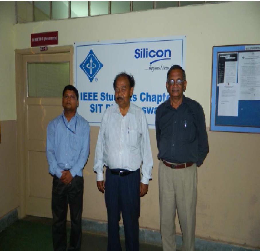 Tripathy (Branch counsellor), Engineer Routray (Chief Guest) and