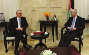 ½½ The Regional Director met with Prime Minister HE Dr Rami Hamdallah to review strategic directions and future collaboration for the Palestinian National Institute of Public Health, a WHO-led