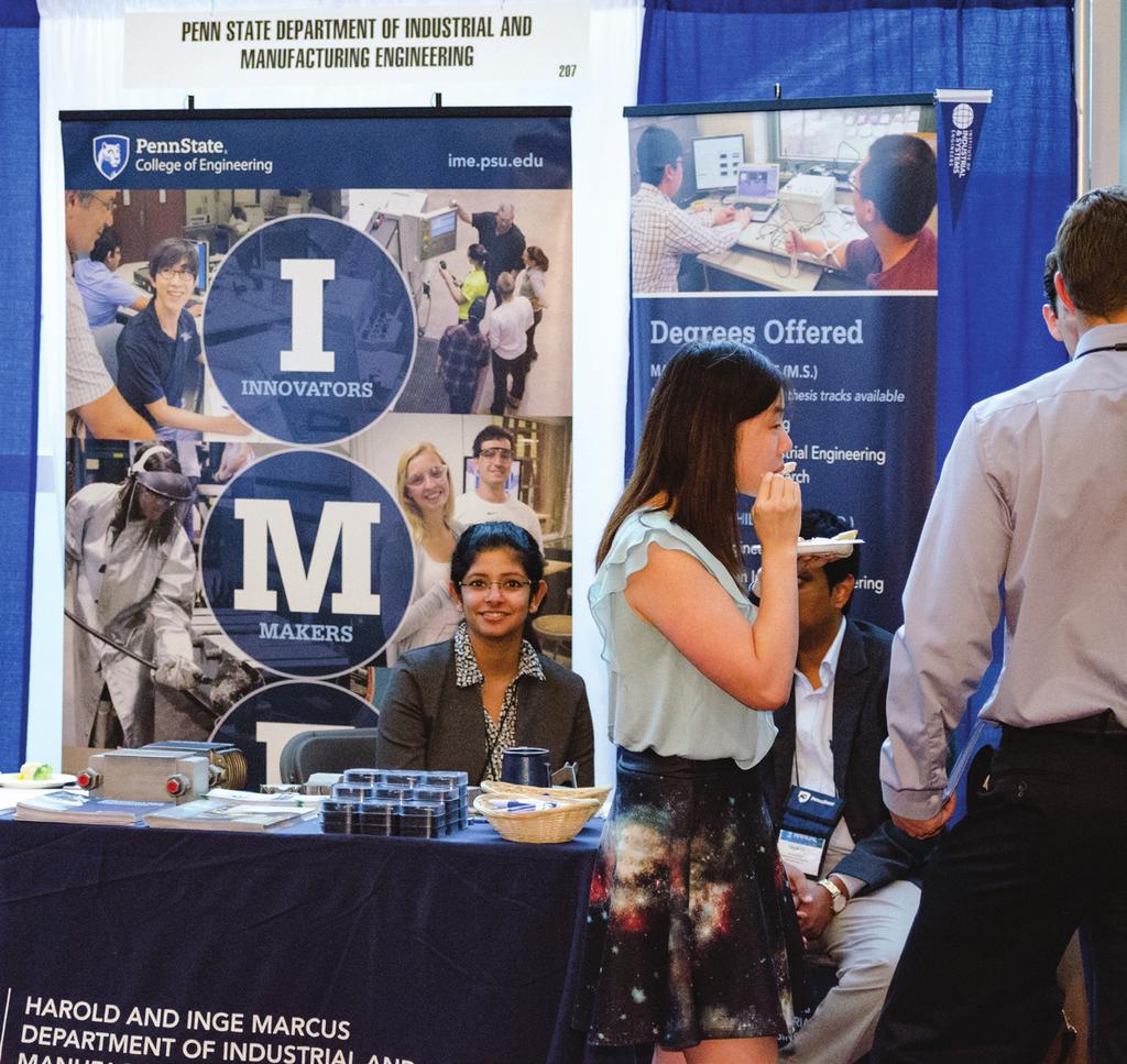 As an exhibitor and a sponsor at the past several IISE Annual Conference & Expos, Penn State has found tremendous success in our ability to connect with prospective students and potential faculty