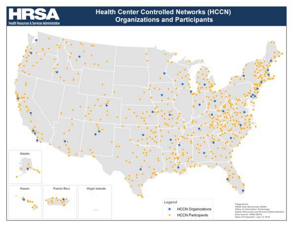 Health Center Controlled Networks Impact of HCCN Participation 2013-2016: 96.