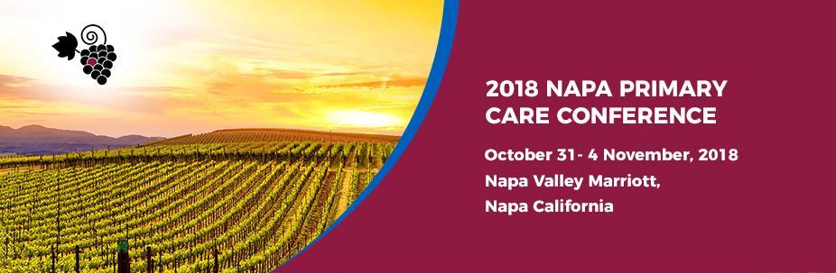 2018 Napa Primary Care Conference-Caring for the Active and Athletic Patient Conference Exhibitor Agreement Aloha!