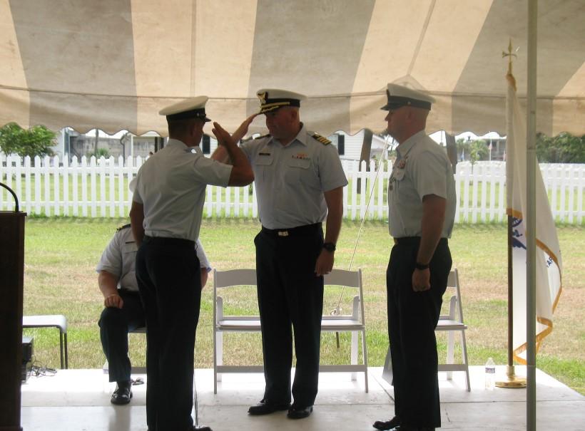 USCG Aids to Navigation Team Tybee Change of Command