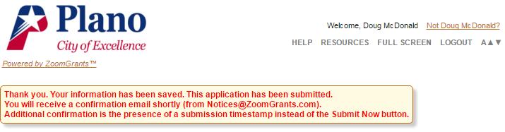 Submitted! Also emailed to applicant.