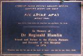 4 million from the estate of the late Miss Ruth Lily Gledhill who had been a long standing supporter of Dr Hamlin.