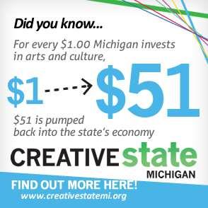 CREATIVE STATE MI MAKES THE CASE Just 211 orgs 10% of sector statewide reported in 2009: $462 million in spending -- $51 vs.
