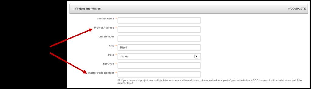 Step 5: In Primary Contact, fill out all required (mandatory) fields marked by an asterisk (*).