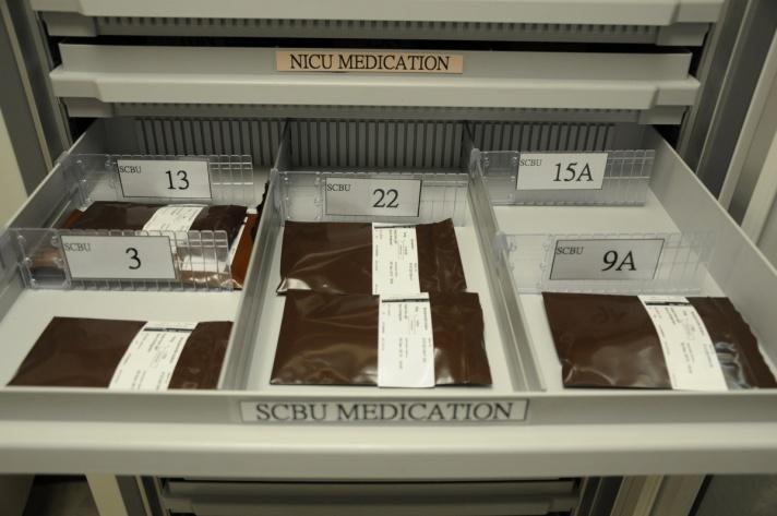 administration of medications on ward Provide